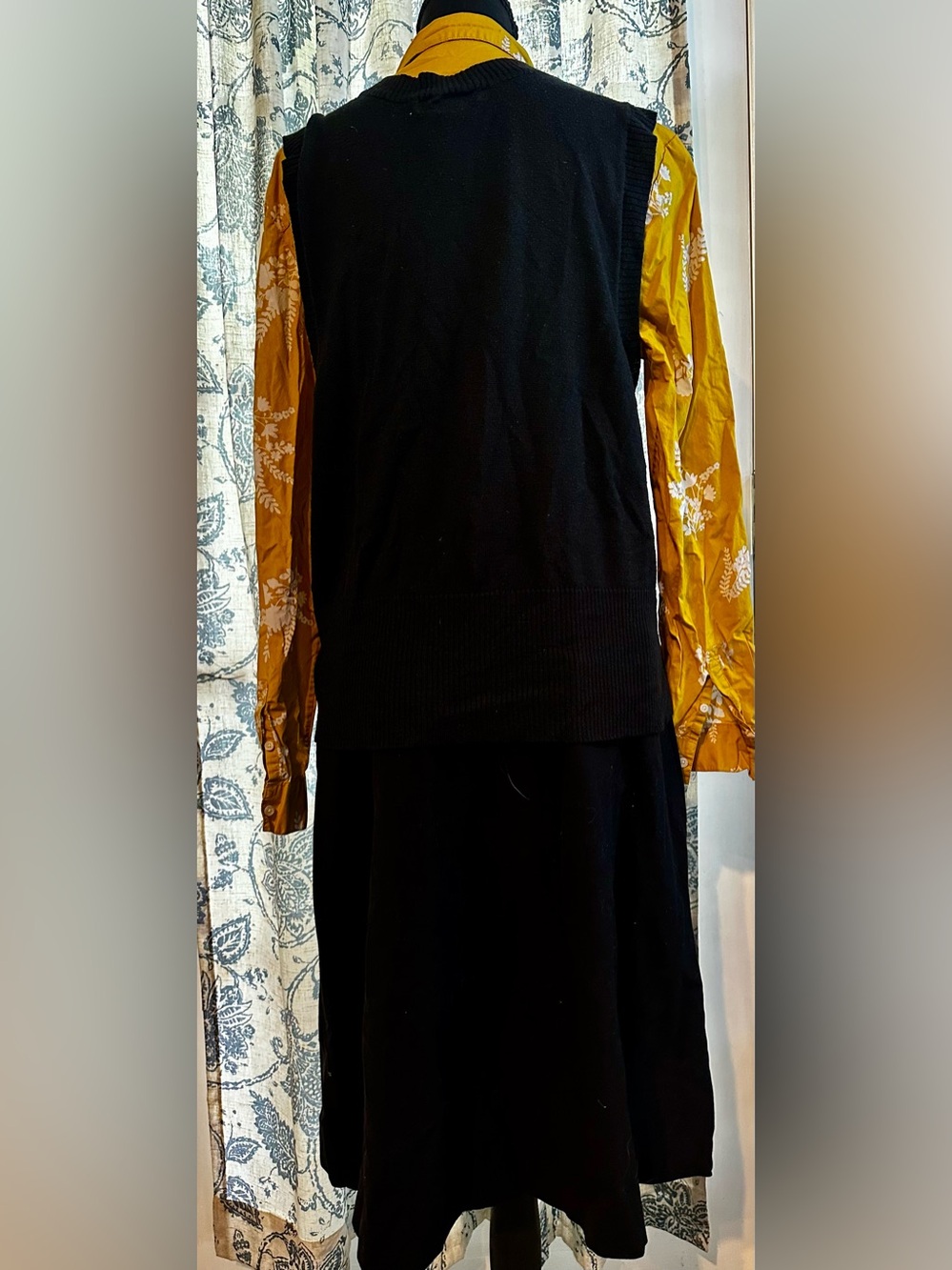 Christopher&Banks skirt, Chadwick’s sweater vest, Boden shirt outfit - Picture 3 of 14
